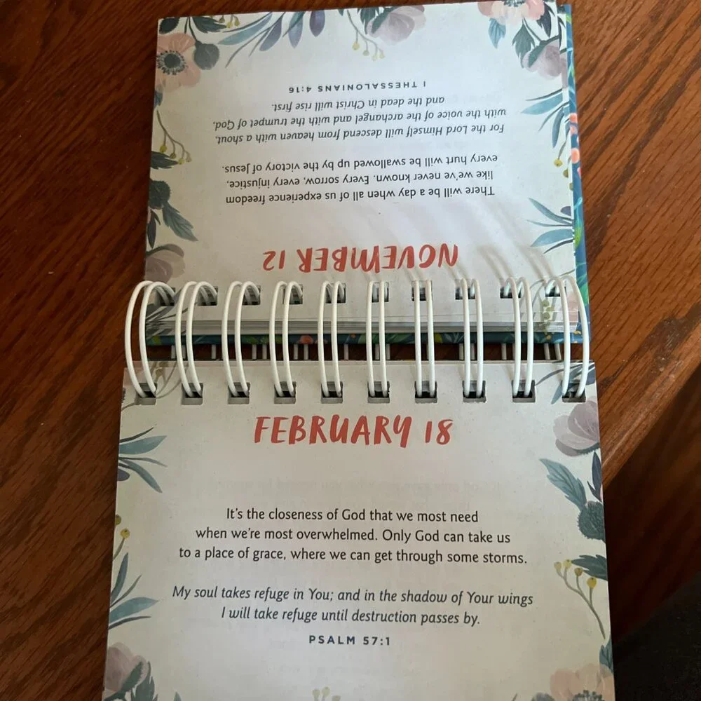 Daily Inspirational Calendar by Dayspring Daybrightener with Scripture Readings